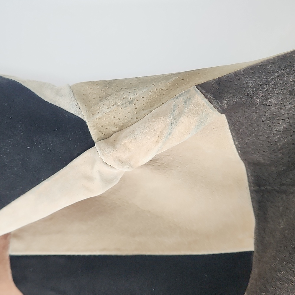 Vintage Karen Arnold Leather Patchwork Zip Up Jacket Size XL - Picture 11 of 14